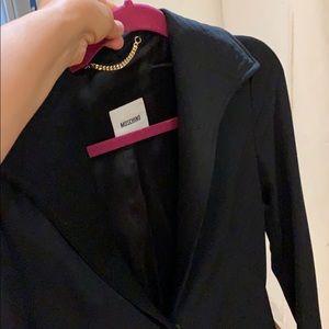 Moschino Black dressy coat/jacket